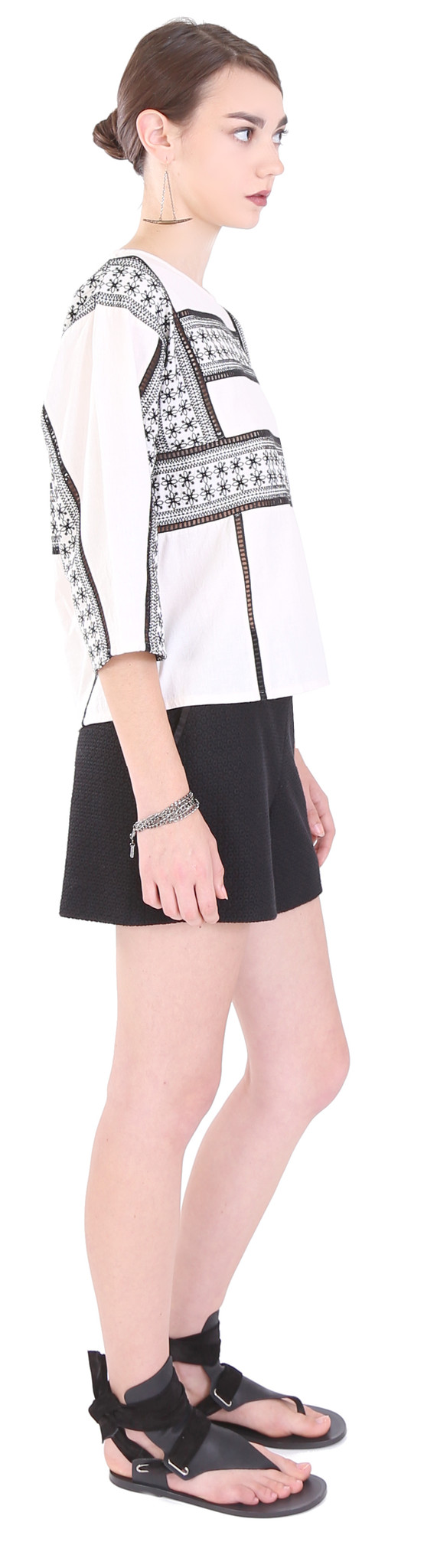 Hoss Intropia Embroidered Crop Top Hoss Intropia Embroidered Crop Top