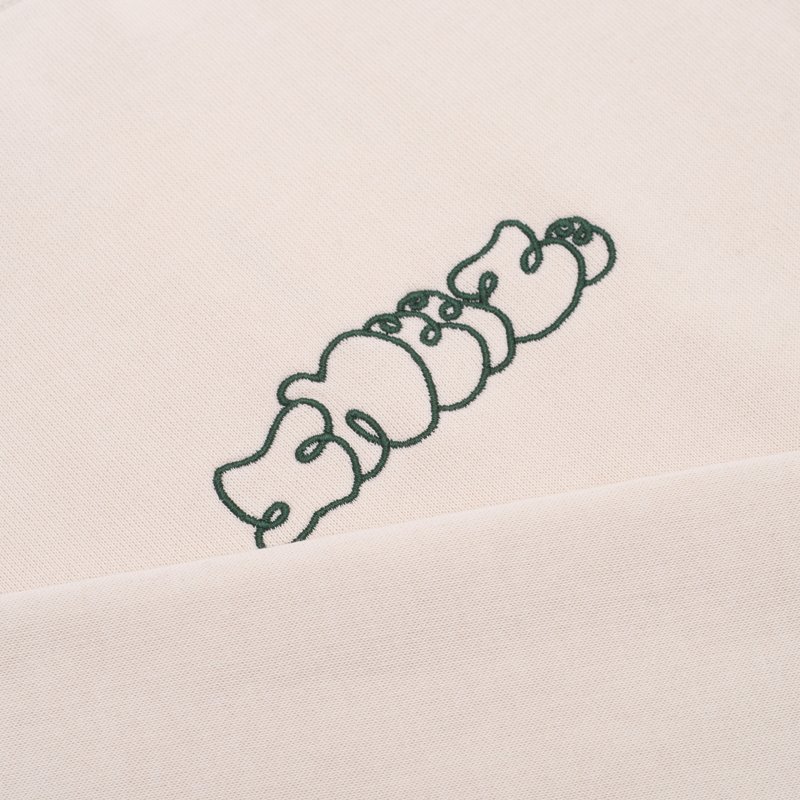 Sneeze Mag Overdye Logo Crewneck Sweatshirt - Oatmeal | Garmentory