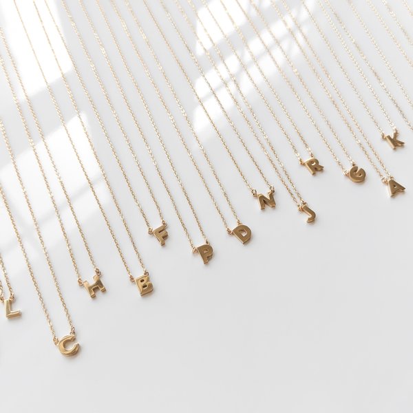 Thatch Initial Necklace - 14k Thatch Initial Necklace - 14k