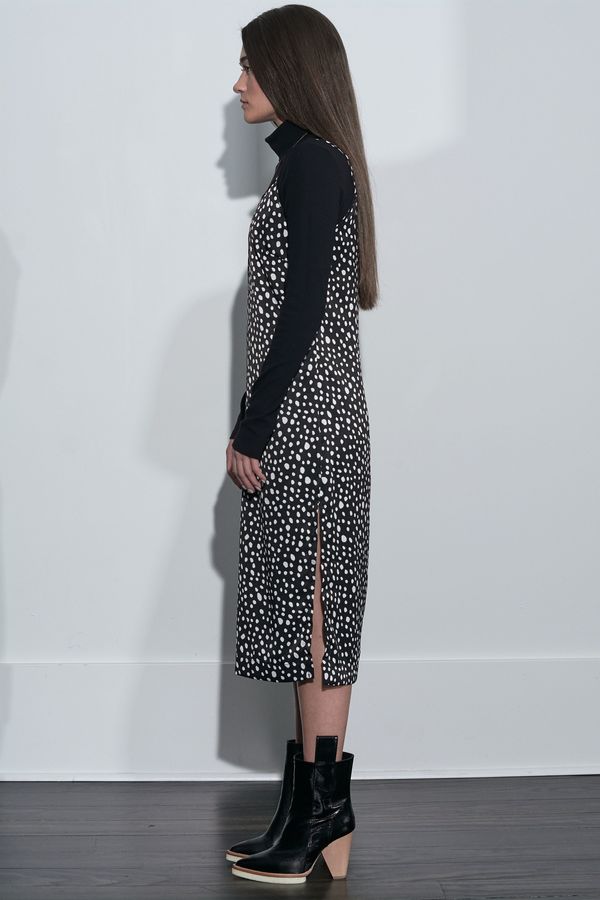 Stateside Leopard Slip Dress - Black Stateside Leopard Slip Dress - Black