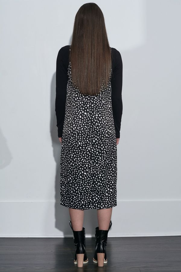 Stateside Leopard Slip Dress - Black Stateside Leopard Slip Dress - Black