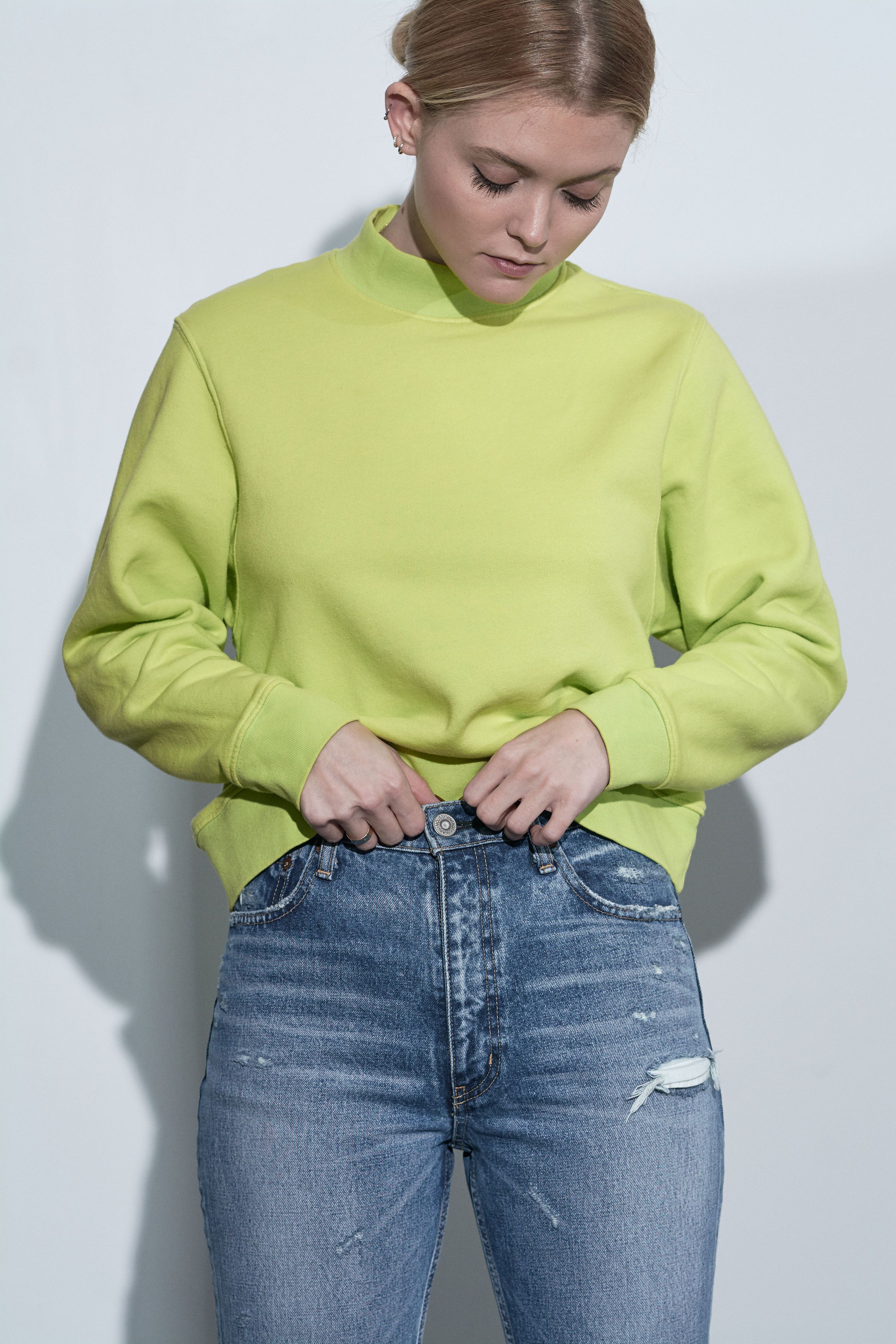 heavy fleece sweatshirt