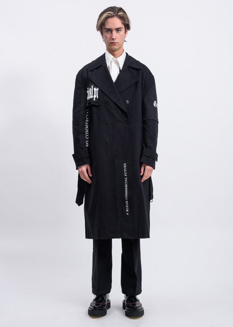 Yang Li Patch Iconic Trench Coat - Black | Garmentory
