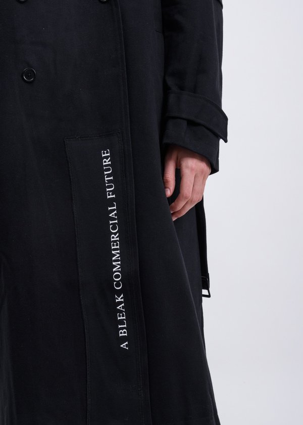 Yang Li Patch Iconic Trench Coat - Black | Garmentory