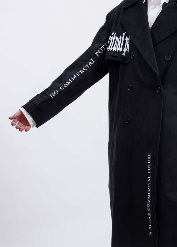 Yang Li Patch Iconic Trench Coat - Black | Garmentory