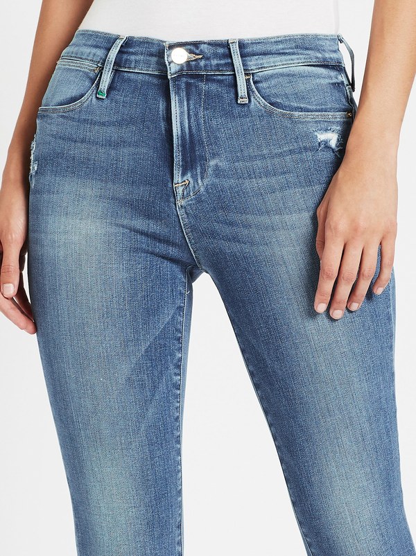 FRAME Denim Le High Skinny Jean - Republic Rips FRAME Denim Le High Skinny Jean - Republic Rips