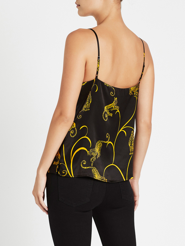 L'agence Jane Camisole Tank - Black/Gold Tiger L'agence Jane Camisole Tank - Black/Gold Tiger