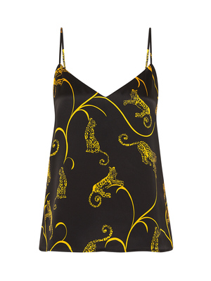 L'agence Jane Camisole Tank - Black/Gold Tiger L'agence Jane Camisole Tank - Black/Gold Tiger