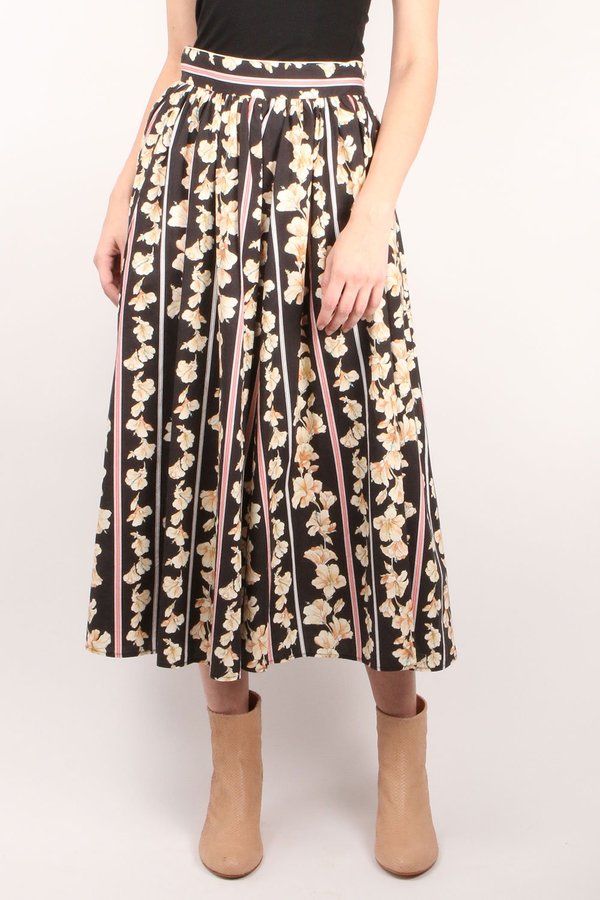 Forte Forte Guadaloupe Flared Skirt - Nero Forte Forte Guadaloupe Flared Skirt - Nero