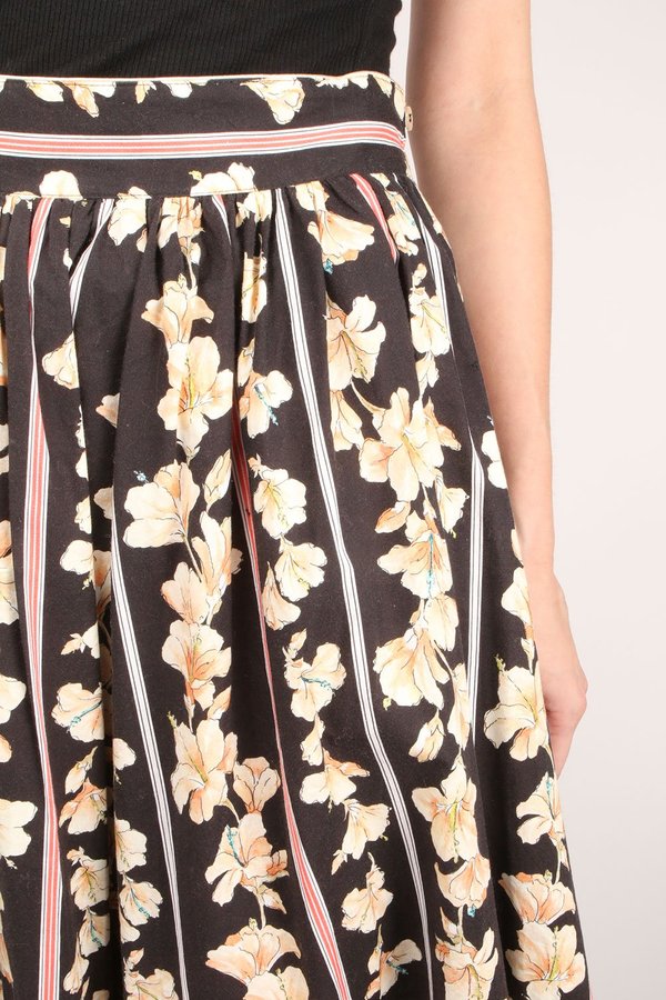 Forte Forte Guadaloupe Flared Skirt - Nero Forte Forte Guadaloupe Flared Skirt - Nero