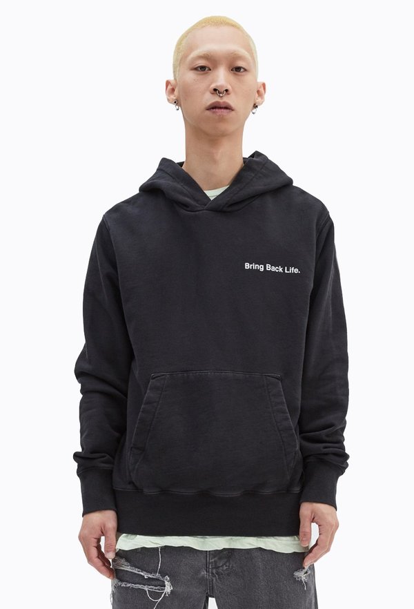 Ksubi Hi Flyer Hoodie - Tru Black Ksubi Hi Flyer Hoodie - Tru Black