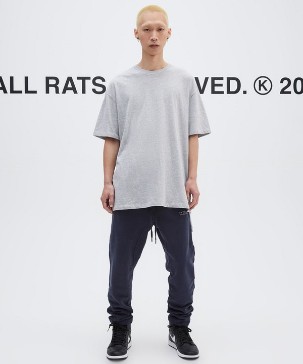 Ksubi T-Box Biggie Short Sleeve Tee - Grey Marl Ksubi T-Box Biggie Short Sleeve Tee - Grey Marl