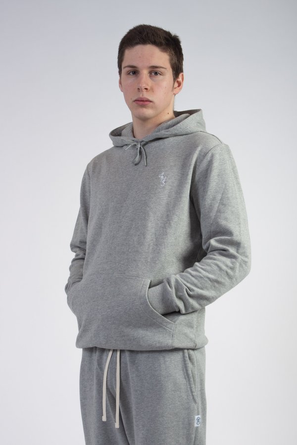 FOUR HORSEMEN Monogram Hoodie - Grey FOUR HORSEMEN Monogram Hoodie - Grey