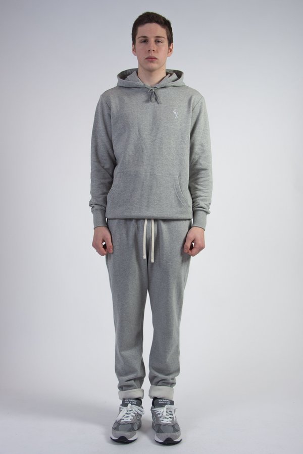 FOUR HORSEMEN Monogram Hoodie - Grey FOUR HORSEMEN Monogram Hoodie - Grey