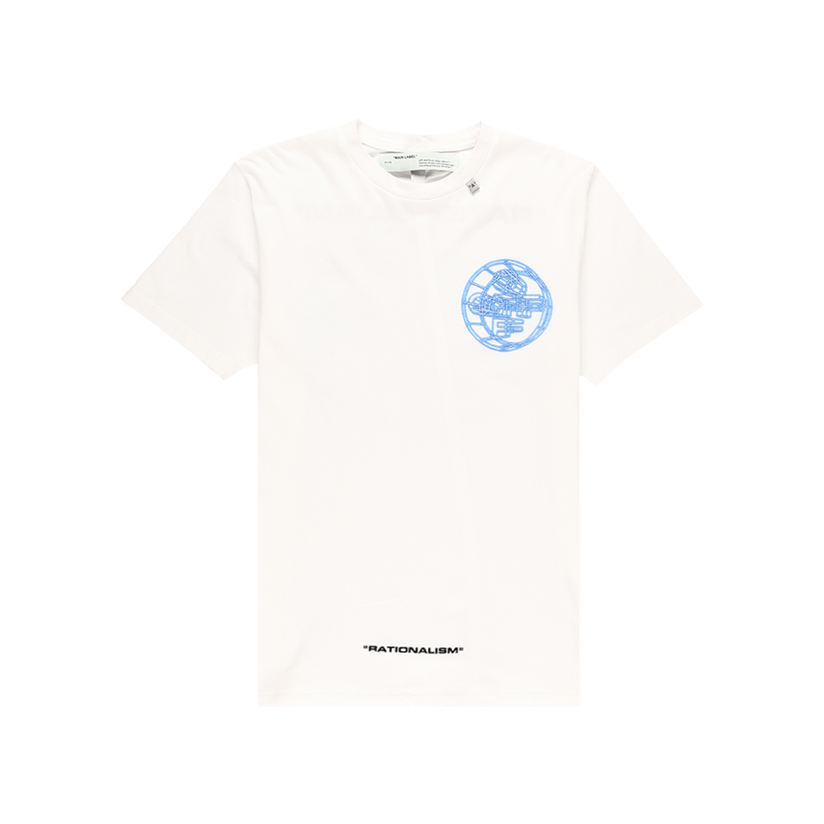 Off-White 3D Crossed Off Slim T-Shirt White Garmentory