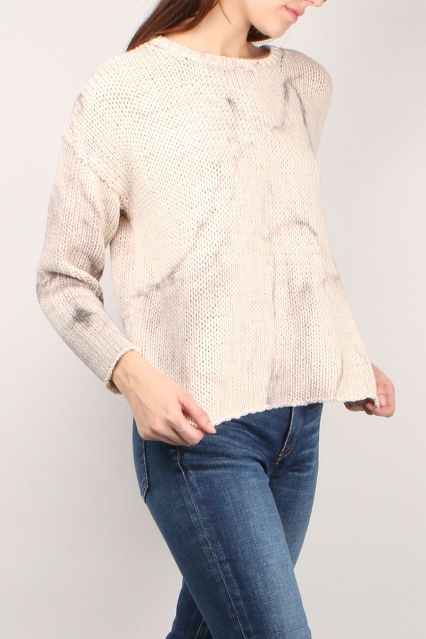Avant Toi Marble Knit - Cream Avant Toi Marble Knit - Cream