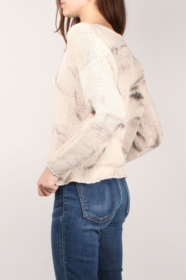 Avant Toi Marble Knit - Cream Avant Toi Marble Knit - Cream