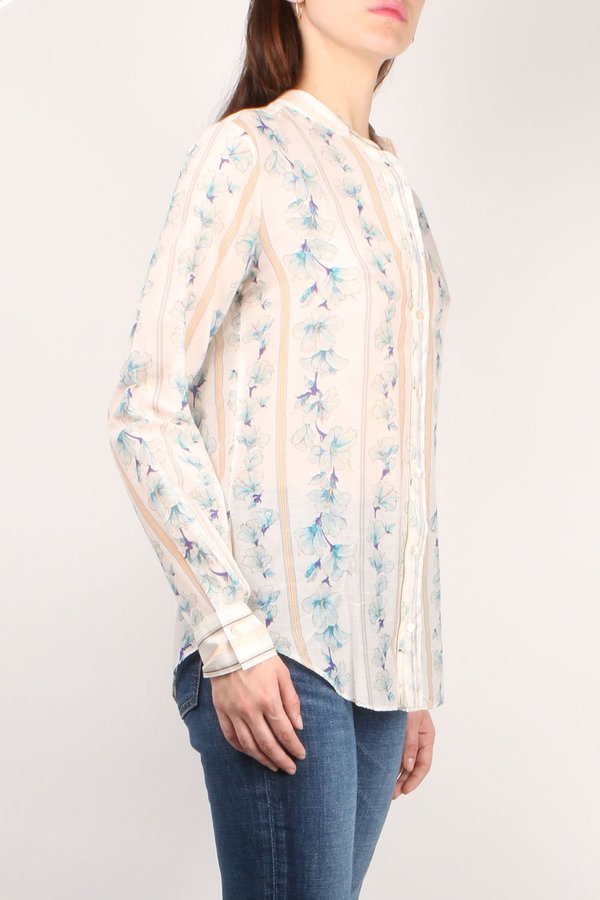 Forte Forte Guadaloupe Print Shirt - Indaco Forte Forte Guadaloupe Print Shirt - Indaco