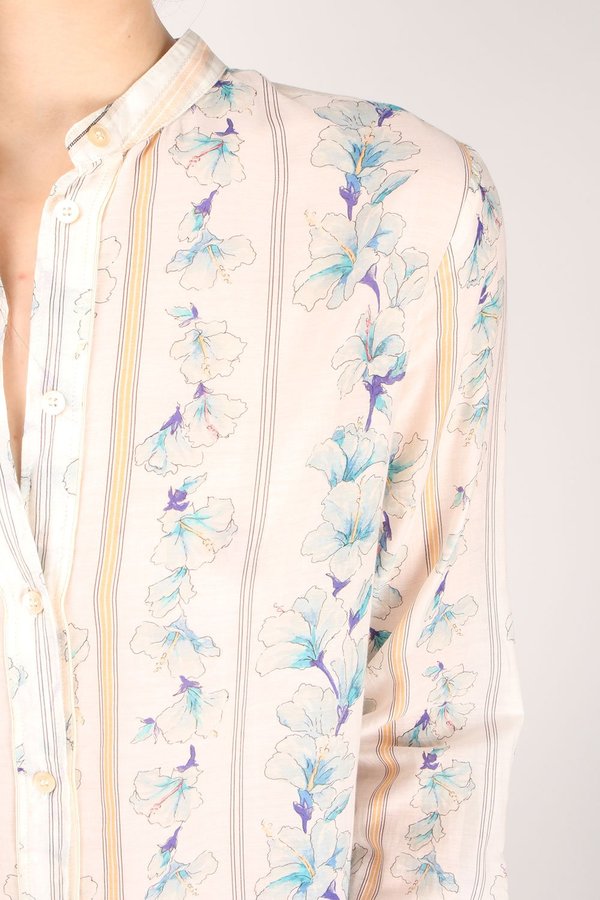 Forte Forte Guadaloupe Print Shirt - Indaco Forte Forte Guadaloupe Print Shirt - Indaco