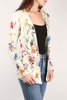 Avant Toi Hand Painted Jacket - Floral - Thumbnail 2