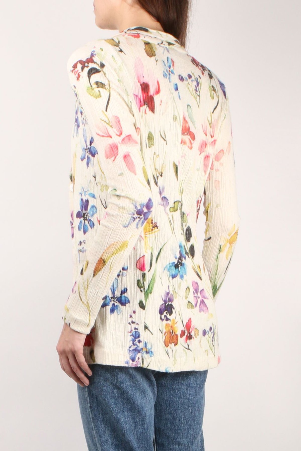 Avant Toi Hand Painted Jacket - Floral - Image 3 of 4