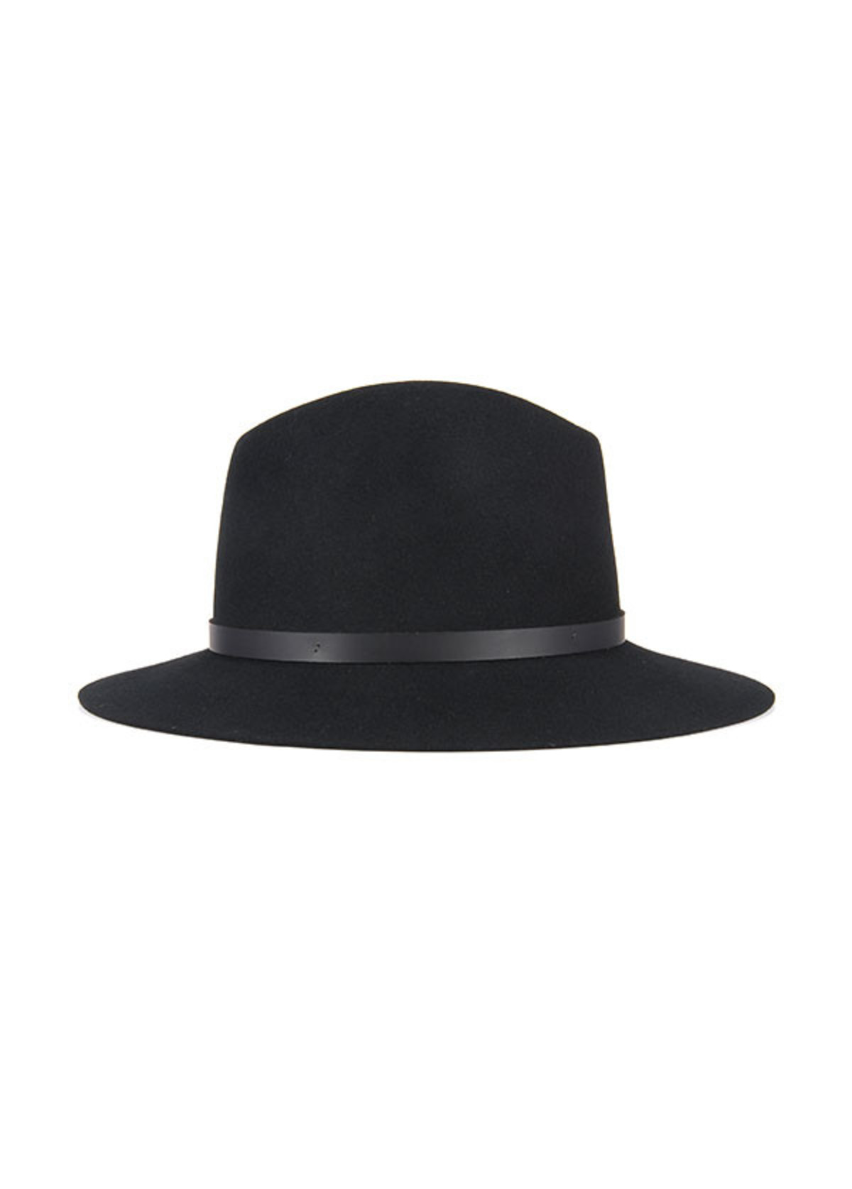 Rag & Bone Black Fedora Hat 3” brim / 5” brim rag & bone Floppy Brim Fedora | Saks Fifth Avenue main image 3