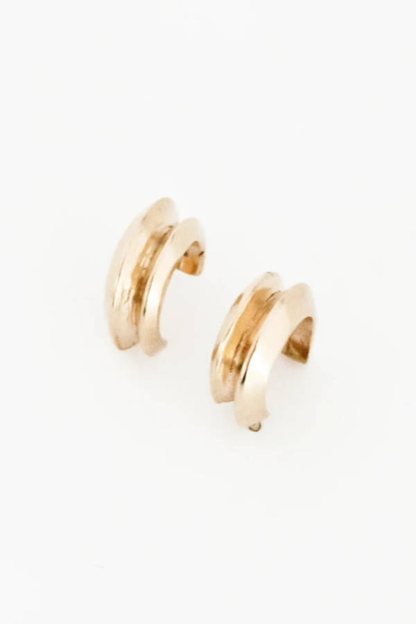 Another Feather Petite Hera Hoops - 14K Gold Another Feather Petite Hera Hoops - 14K Gold