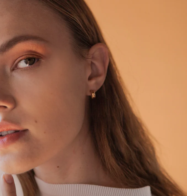 Another Feather Petite Hera Hoops - 14K Gold Another Feather Petite Hera Hoops - 14K Gold