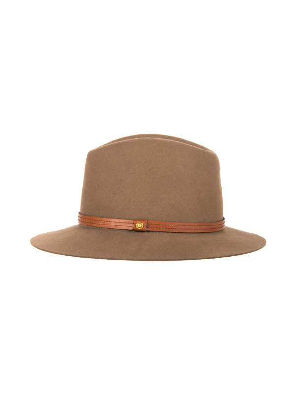 Rag & Bone - Floppy Brim Fedora in Pecan | Garmentory display picture 3