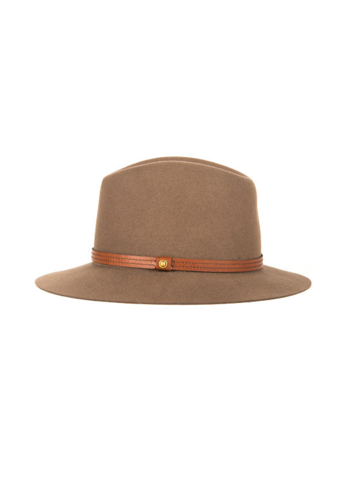 RAG & BONE Womens‎ Wool Felt Floppy Brim Fedora Hat Pecan Brown Made In USA Sz M rag & bone Felt Hats for Women for sale | eBay main image 4
