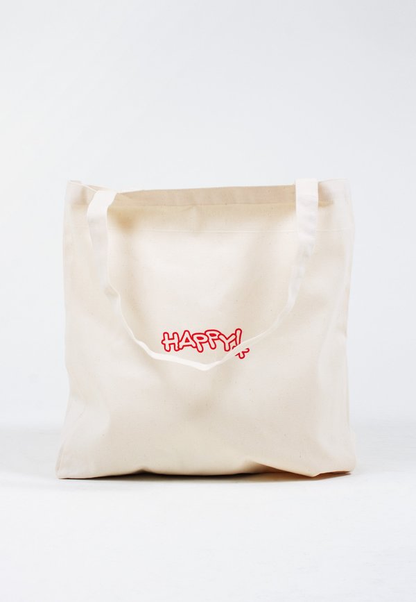 Good As Gold Happy! Tote - Natural/Red Good As Gold Happy! Tote - Natural/Red