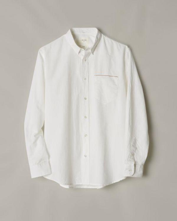 Billy Reid MSL Pocket Shirt - White Billy Reid MSL Pocket Shirt - White