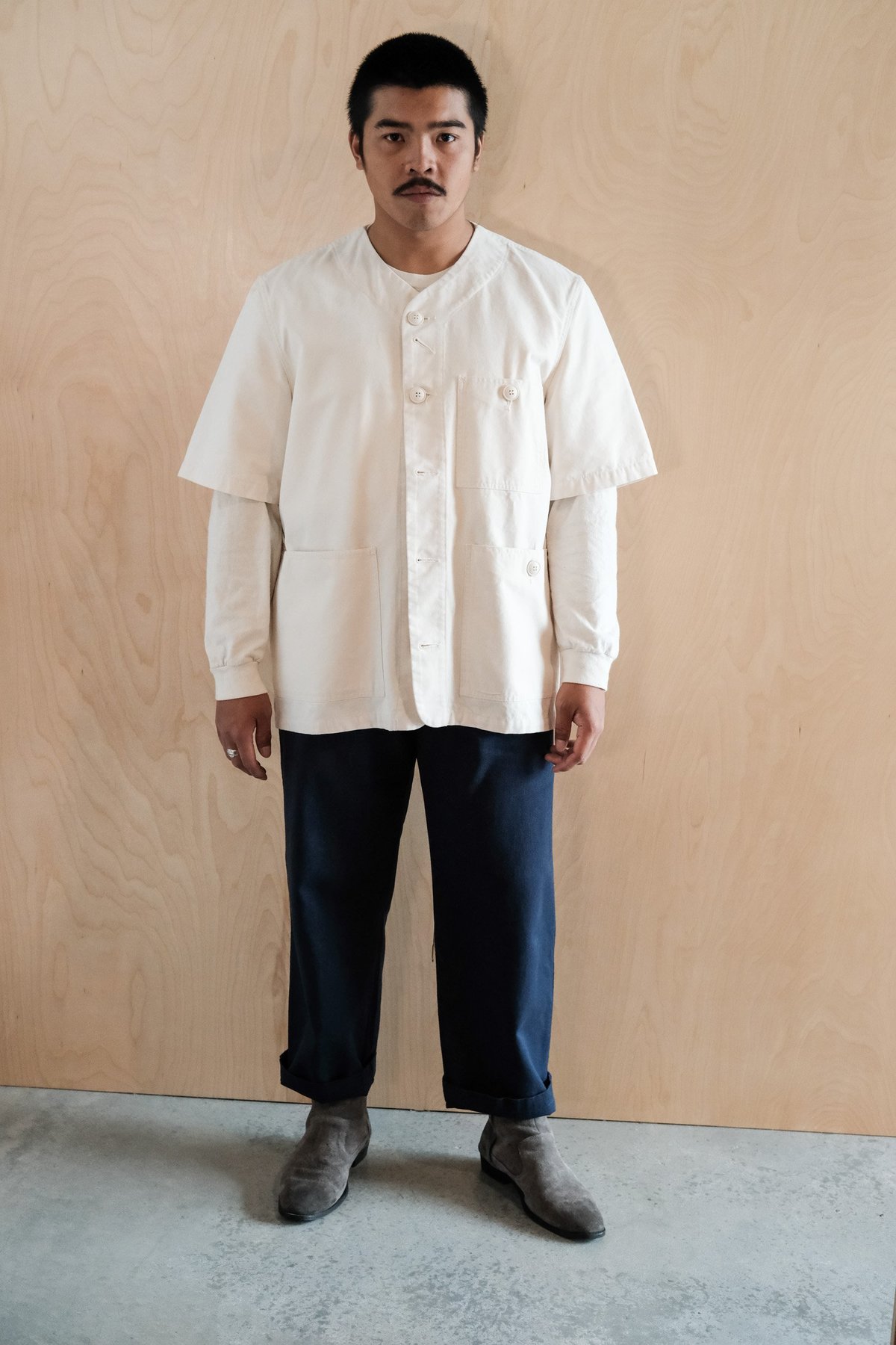 Dehen 1920 Short Sleeve Utility Jacket Garmentory