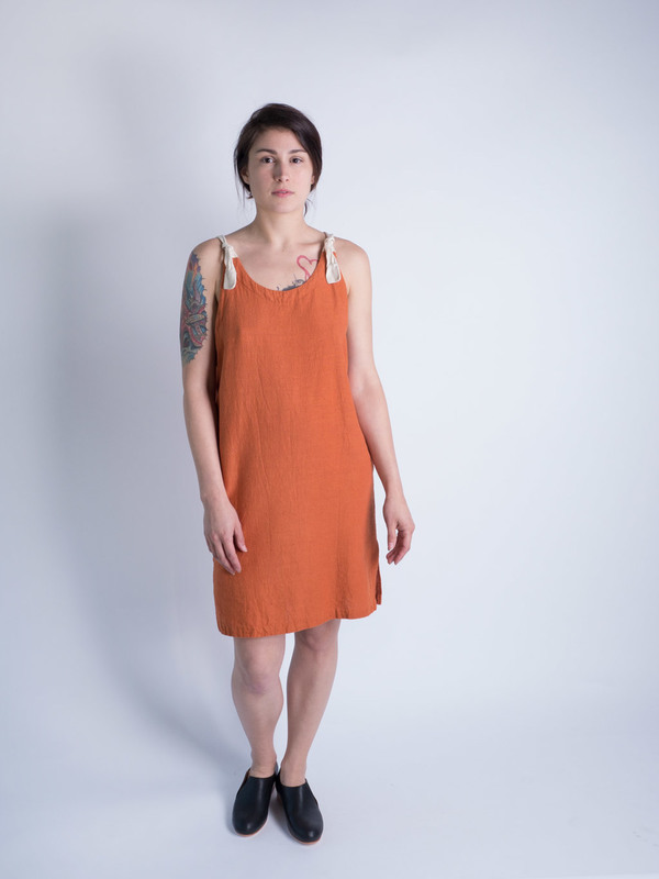 chinese dress ladies Miranda Linen Dress Maxi Dress Beige / L