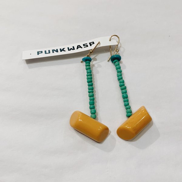 Punkwasp Beaded Earrings Punkwasp Beaded Earrings