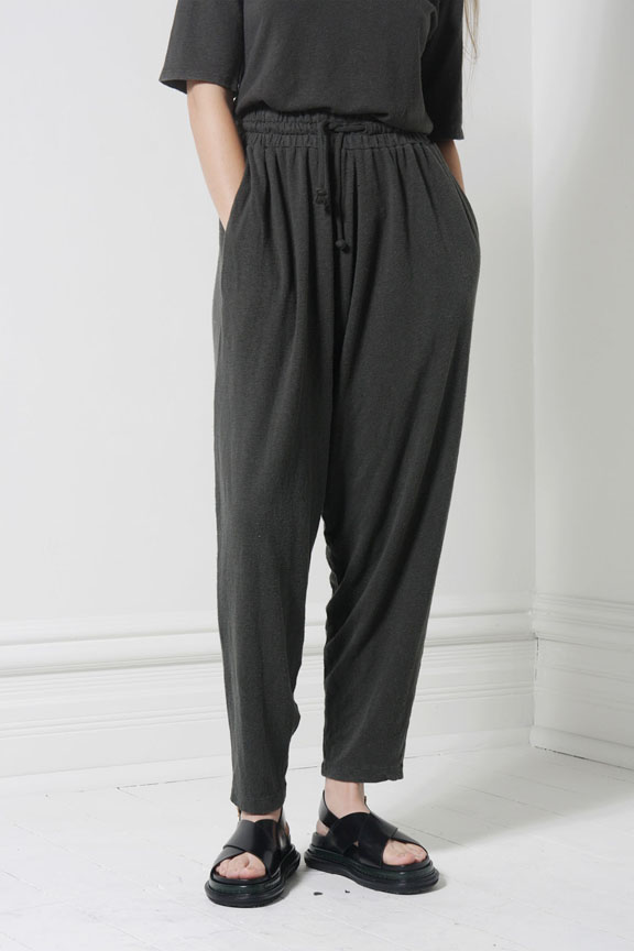 Black Crane Jersey Pant - Charcoal Black Crane Jersey Pant - Charcoal