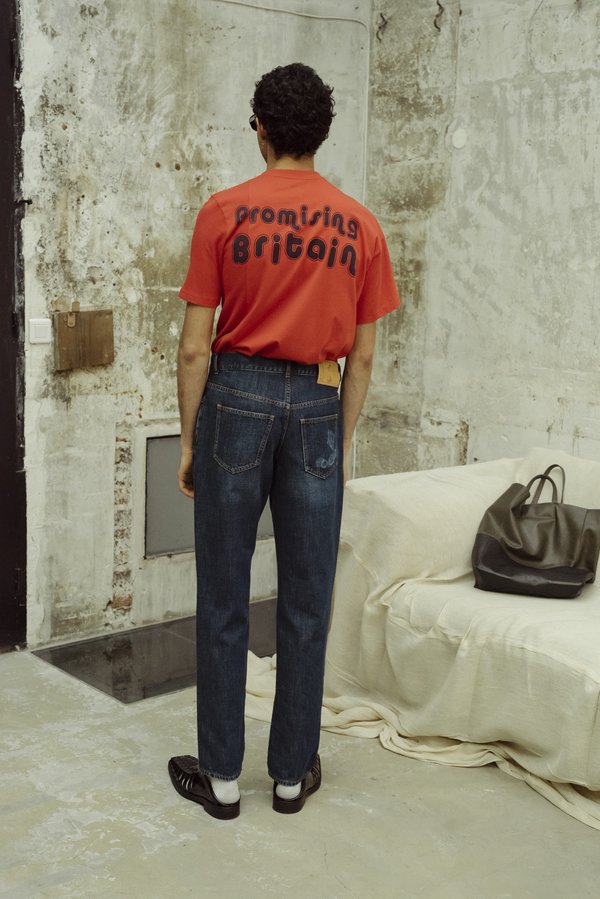 Martine Rose Apache Side Rib 20/20 Tee - red Martine Rose Apache Side Rib 20/20 Tee - red