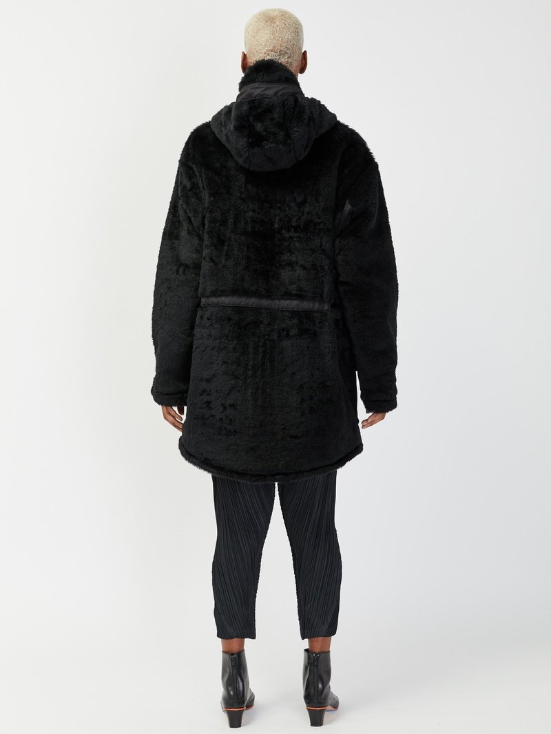 i*5様 Monitaly / Kodiac Fur Coat Monitaly Kodiac Fur Coat - Black | Garmentory