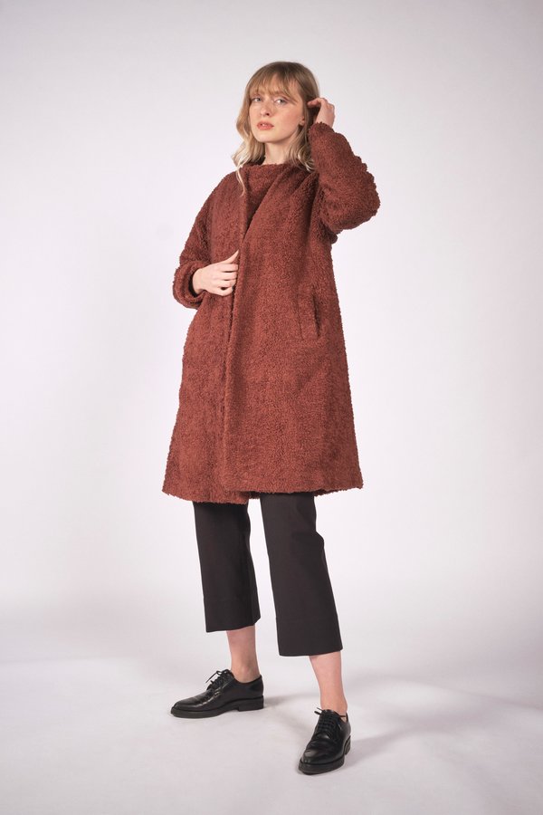 Maria Stanley Verde Sweatercoat - Clove Maria Stanley Verde Sweatercoat - Clove