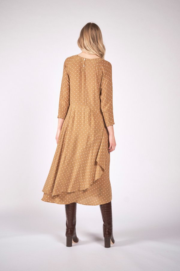 Maria Stanley WILLA DRESS - mushroom dot Maria Stanley WILLA DRESS - mushroom dot