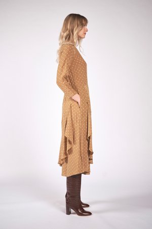 Maria Stanley WILLA DRESS - mushroom dot Maria Stanley WILLA DRESS - mushroom dot