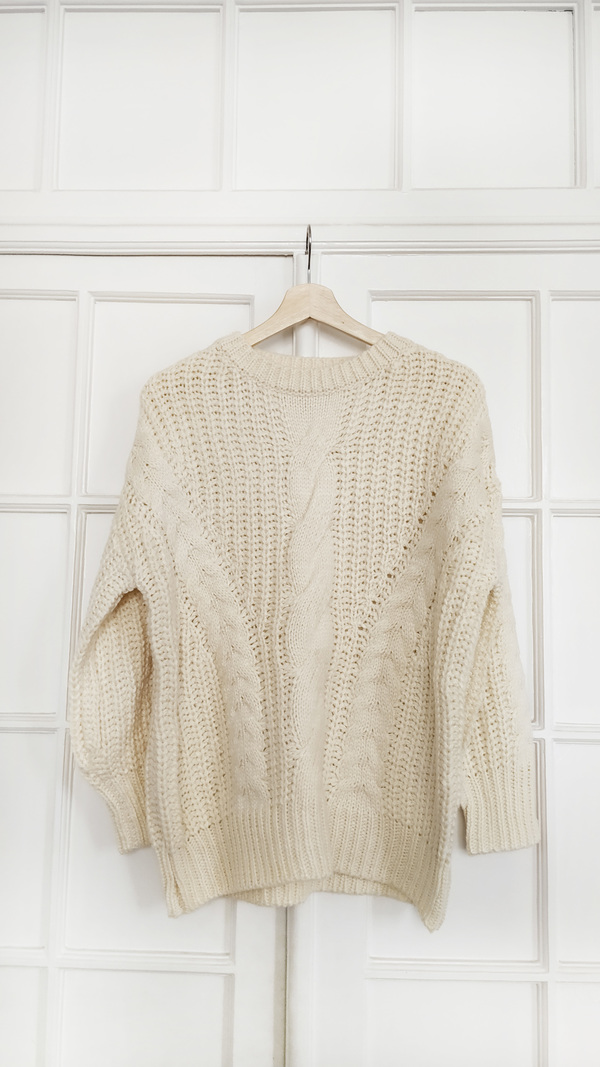 maud chunky cardigan