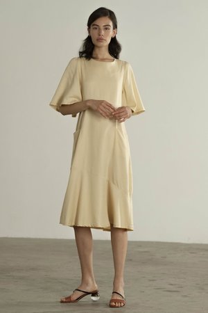 Maria Stanley Hailey Dress - Dotted Mushroom Maria Stanley Hailey Dress - Dotted Mushroom
