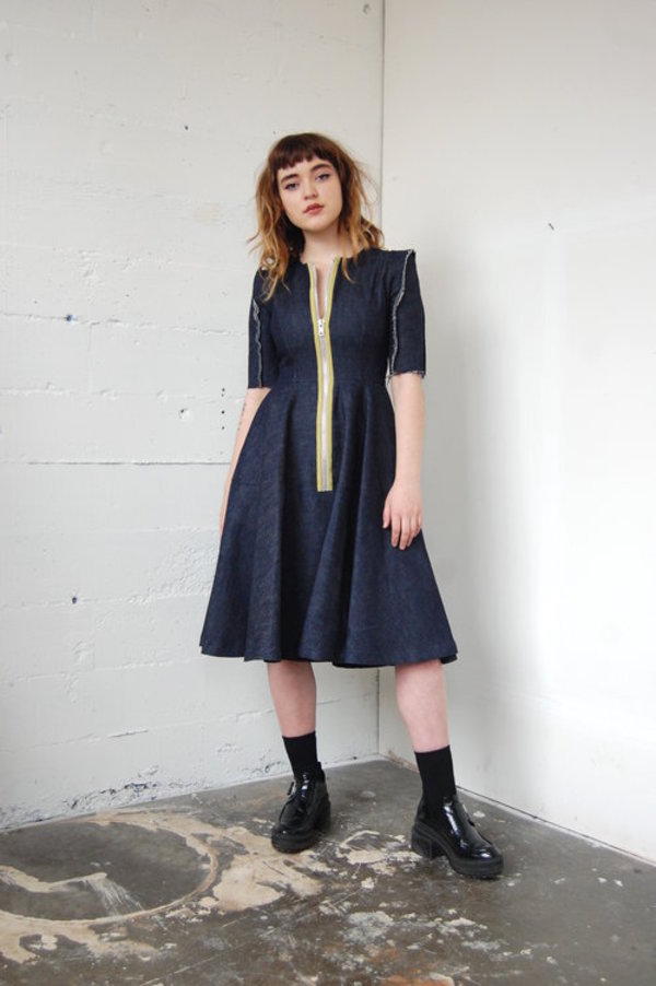 white christmas dresses Alexa Denim Dress – Page 5 – MEBON by Machine Jeans main image 0