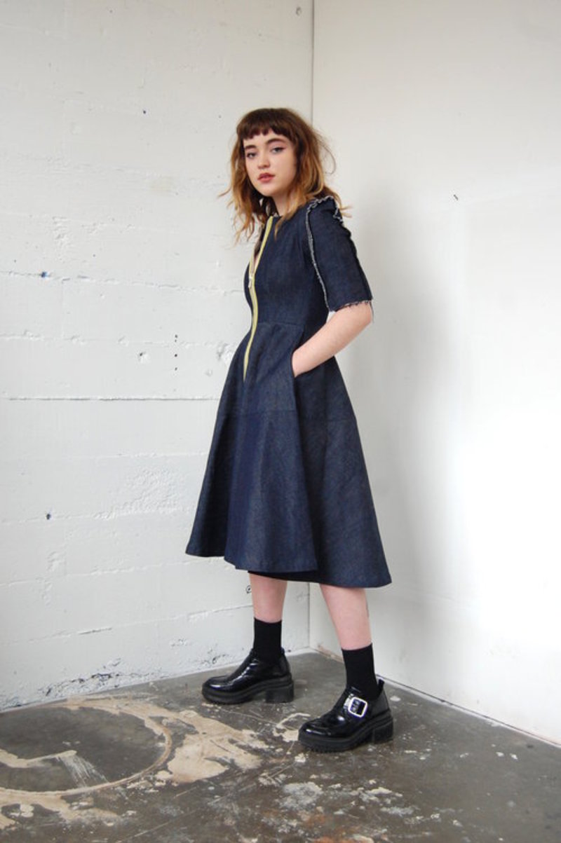 alexa denim dress Alexa Denim Mini Dress