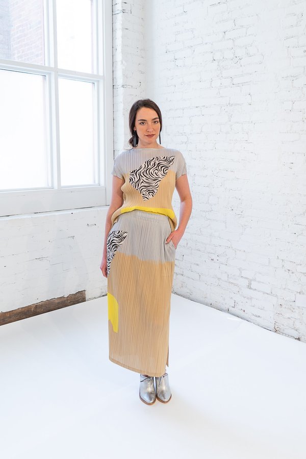 Pleats Please Issey Miyake Skirt - Flower | Garmentory