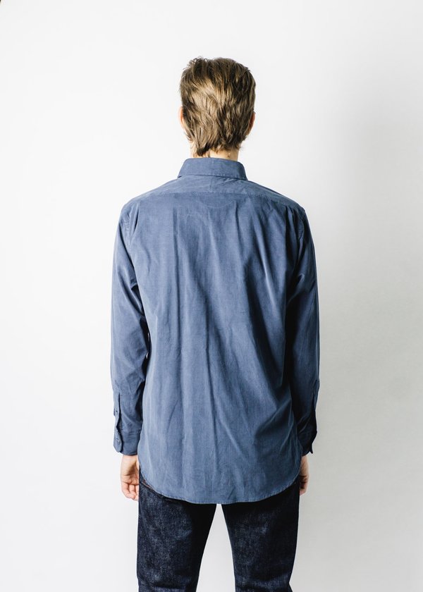 NEW ENGLAND SHIRT SKINNY CORD SHIRT - BLUE NEW ENGLAND SHIRT SKINNY CORD SHIRT - BLUE