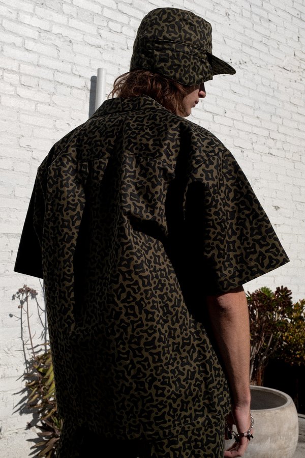 Marni Heavy Cotton Cells Print Shirt - Camo Marni Heavy Cotton Cells Print Shirt - Camo