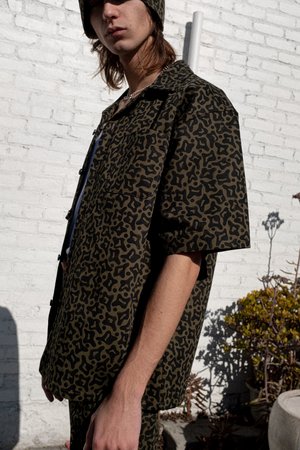 Marni Heavy Cotton Cells Print Shirt - Camo Marni Heavy Cotton Cells Print Shirt - Camo
