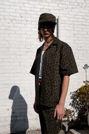 Marni Heavy Cotton Cells Print Shirt - Camo Marni Heavy Cotton Cells Print Shirt - Camo